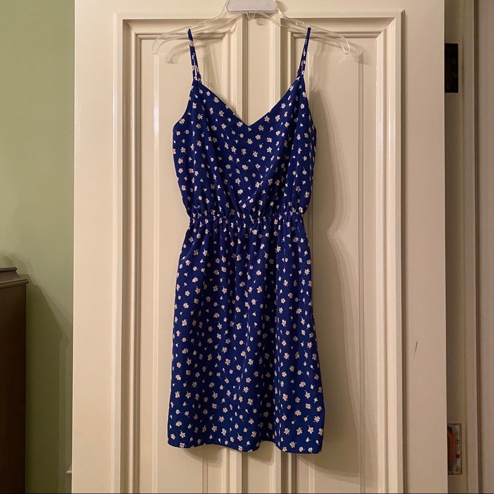 Blue Floral Size M Soprano Dress